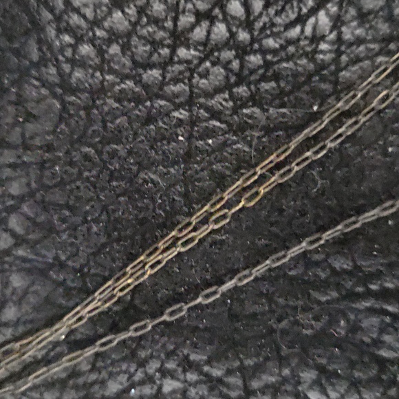 New York And Company 3 Chain Cross Pendant Necklace with Gold Accents - Picture 7 of 7